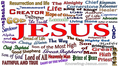 Philippians 2:9 The Name That Is Above All Names (white)